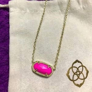 Kendra Scott Elisa necklace PINK